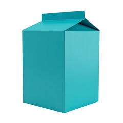 Teal beverage carton