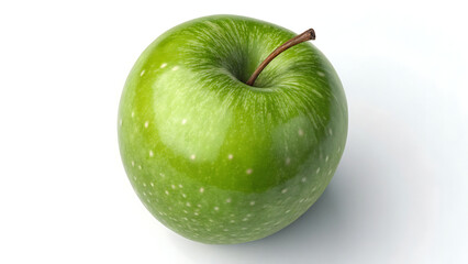 green apple isolated on white