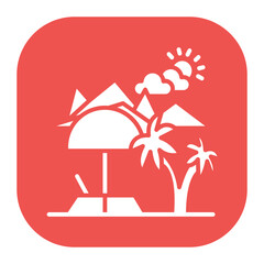 Naklejka premium Leisure Icon
