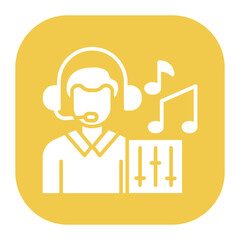 Sound Engineer Male Icon