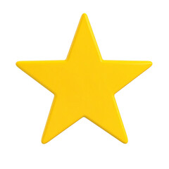 Yellow star icon on black background