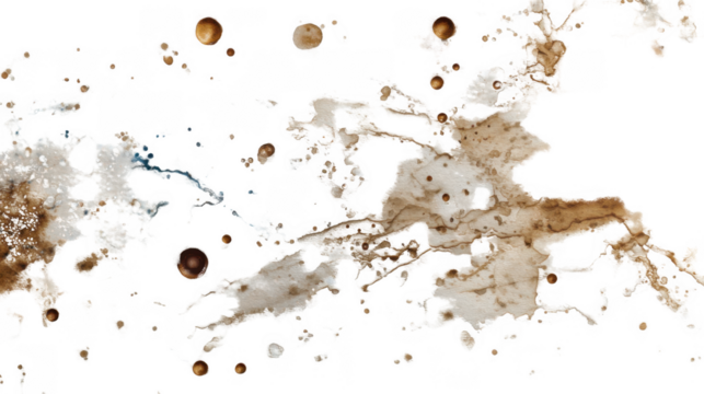 Abstract Coffee Stains Texture Background Design Element for Artistic Projects and Digital Designs