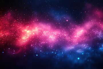 Obraz premium Colorful cosmic nebulae in a starlit expanse.