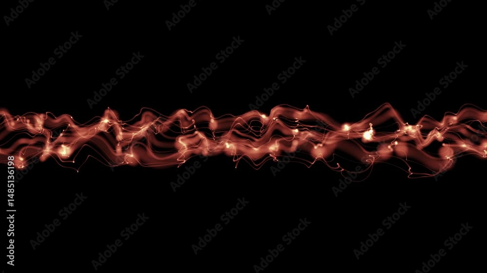 Poster abstract flowing gradient dots and lines wave background. abstract wave background with neon texture
