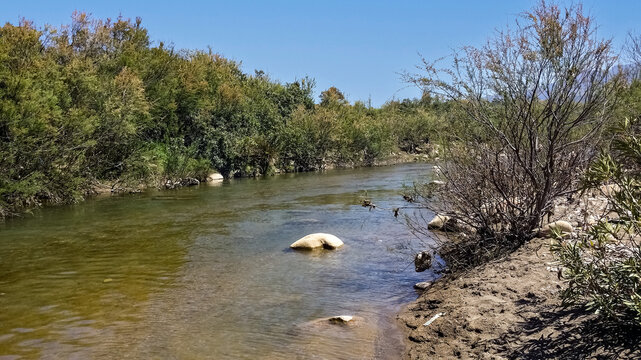 river in the woods of chaouen