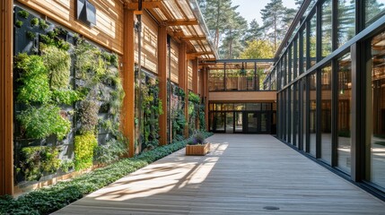 Innovative green building using geothermal heating and smart ventilation