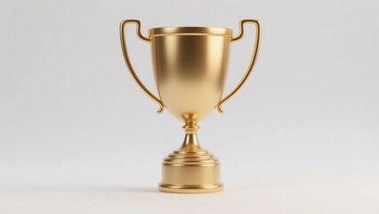 Golden trophy cup symbolizing victory and excellence