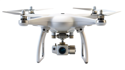 drone isolated on white background