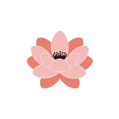 Colorful Geometric Flower Design