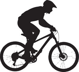 Fototapeta premium “Mountain Bike SVG Bundle | Off-Road Cycling Silhouettes & Adventure Clipart for Outdoor Sports”“MTB Vector Pack | Mountain Biking, Trail Riding & Extreme Cycling Silhouettes for Logos & Apparel”