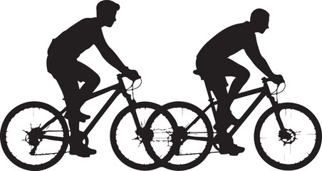 Obraz premium “Mountain Bike SVG Bundle | Off-Road Cycling Silhouettes & Adventure Clipart for Outdoor Sports”“MTB Vector Pack | Mountain Biking, Trail Riding & Extreme Cycling Silhouettes for Logos & Apparel”