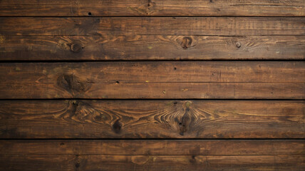 Fototapeta premium Rustic Wood Planks Background: Dark Brown Wooden Wall Texture