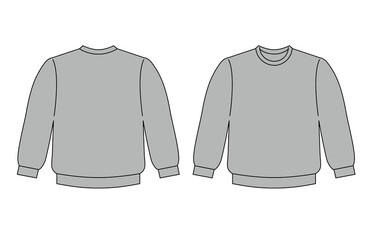 トレーナー　グレー　灰色