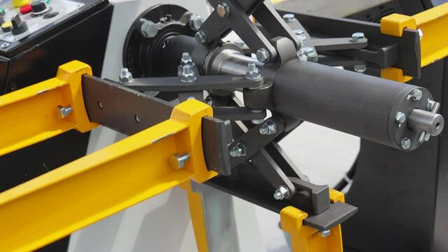 Rotating Sheet Metal Decoiler Press Machine Factory Production