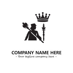King logo company design vector illustration