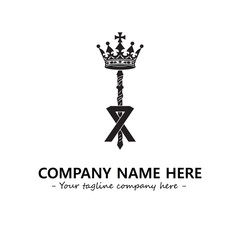 King logo company design vector illustration