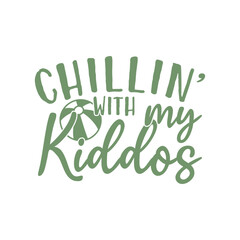 Fototapeta premium Chilling with kiddos summer days dad life