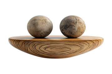 Harmonious balance isolated on transparent background
