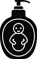 baby lotion icon vector illustration
