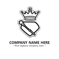 King logo company design vector illustration