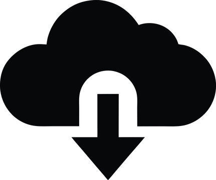 cloud upload icon vector illustration