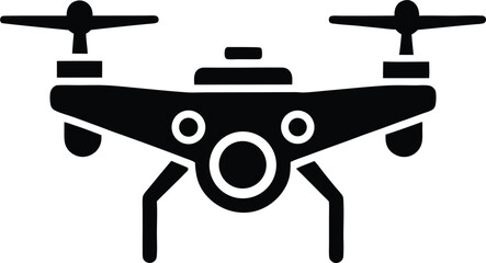 drone with camera icon vector illustration
