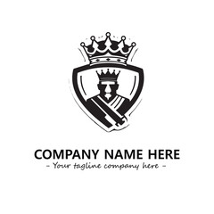 King logo company design vector illustration