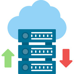 Cloud Computing Icon Vector Element