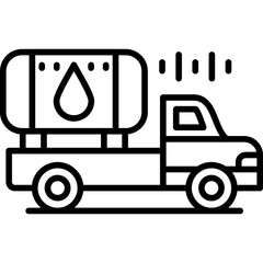 Oil Tanker Icon Vector Element