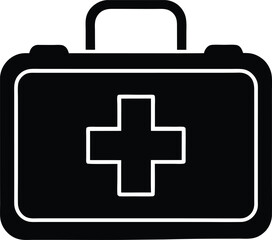 First Aid Kit Icon Vector Illustration