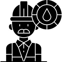 Worker Icon Vector Element