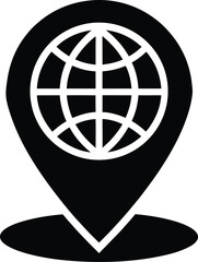 Geo Position Icon Vector Illustration