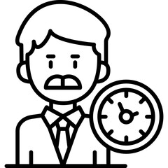 Relaxation Icon Vector Element