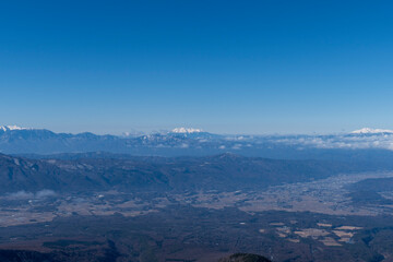 厳冬期の阿弥陀岳