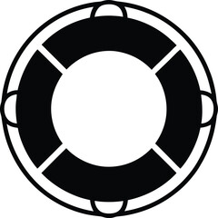 Naklejka premium lifebuoy icon vector illustration