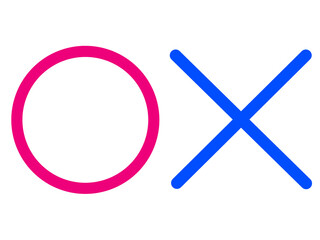 ピンクと青のマーク, マルバツ, ○×, クイズ, 記号, 合否, 正解, 不正解, セット, クイズ, 白背景, 丸, ハズレ, アイコン, 正しい, 審判, 判定, ペケ, 結果, 二択, 質問, ジャッジ, 正, 誤, マーク, 正誤, 合格, 不合格, 答え, 誤り, 承認, 却下, ばつ, 採点, 問題, テスト