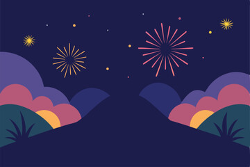 night sky with stars