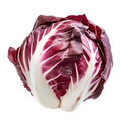 Obraz premium a close up of a red and white cabbage