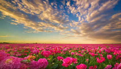 field of flowers