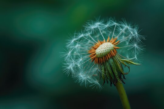 Dandelion seed head, soft focus (1)