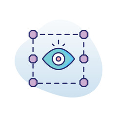 Fototapeta premium Focus Vector icon