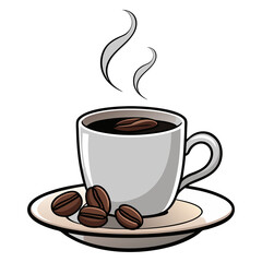 Obraz premium cup of coffee png