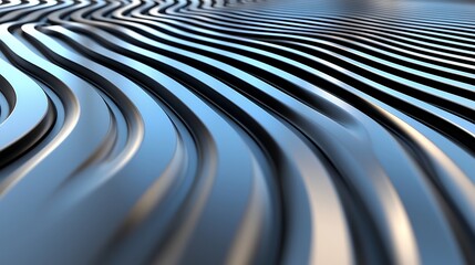Abstract Metallic Lines