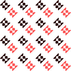  checkered flag background. race flag design, Two tone black and pink Checkerboard diamond repeat pattern, replete image, design for fabric design printing, horizontal row