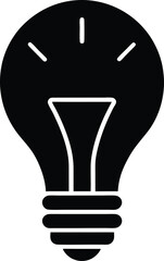 smart lightbulb icon vector illustration