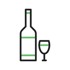Alcohol icon vector image. Suitable for mobile apps, web apps and print media.