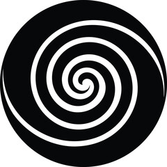 time spiral icon vector illustration