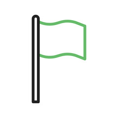 Flag III icon vector image. Suitable for mobile apps, web apps and print media.