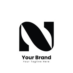 Modern Letter N Logo Design | Minimal & Clean