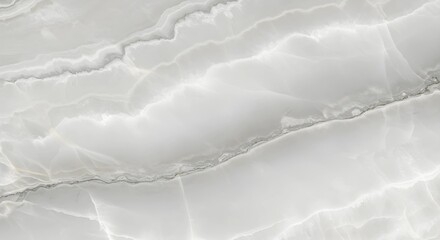 White Onyx Slab with Veins